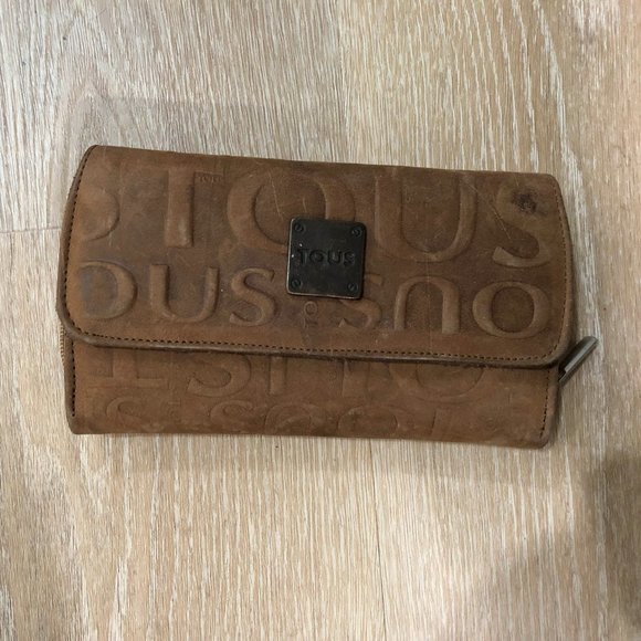 TOUS Textured Logo Wallet - Picture 1 of 1